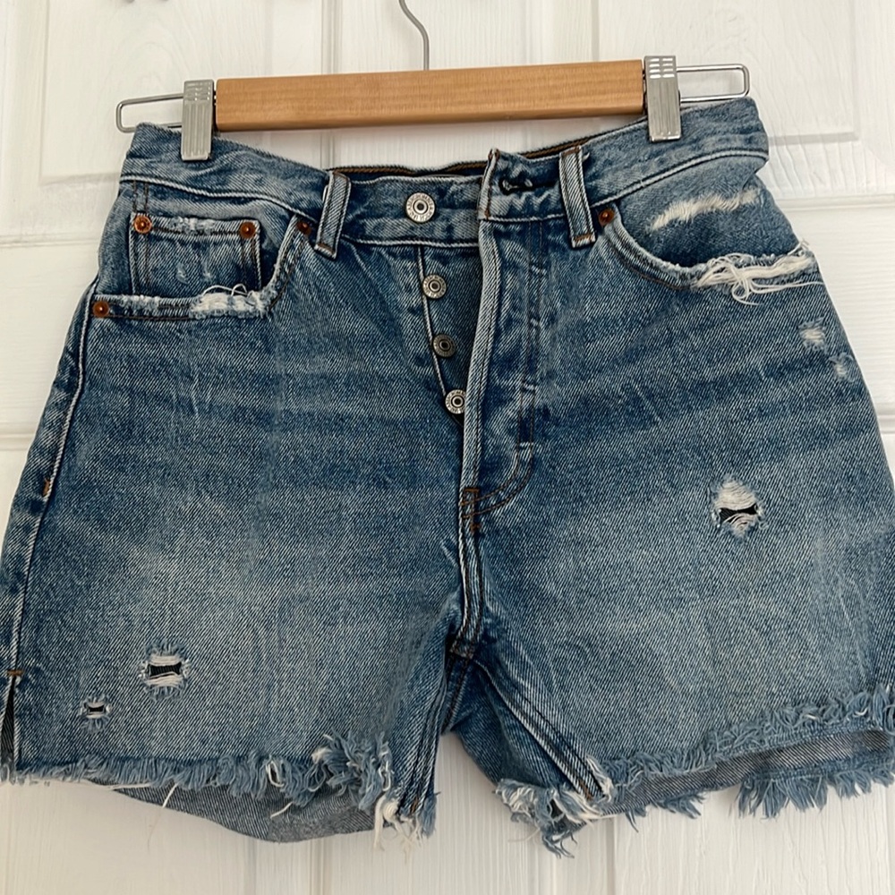 Abercrombie high rise short shorts